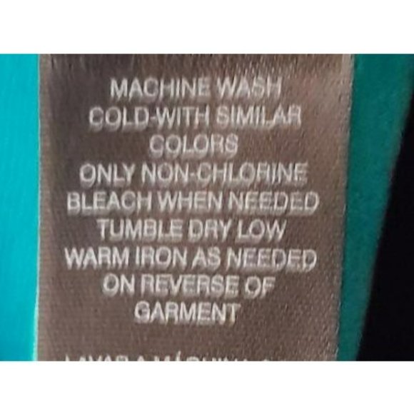 🎉Travelers By Chico's Teal Tank Top L - Picture 5 of 5